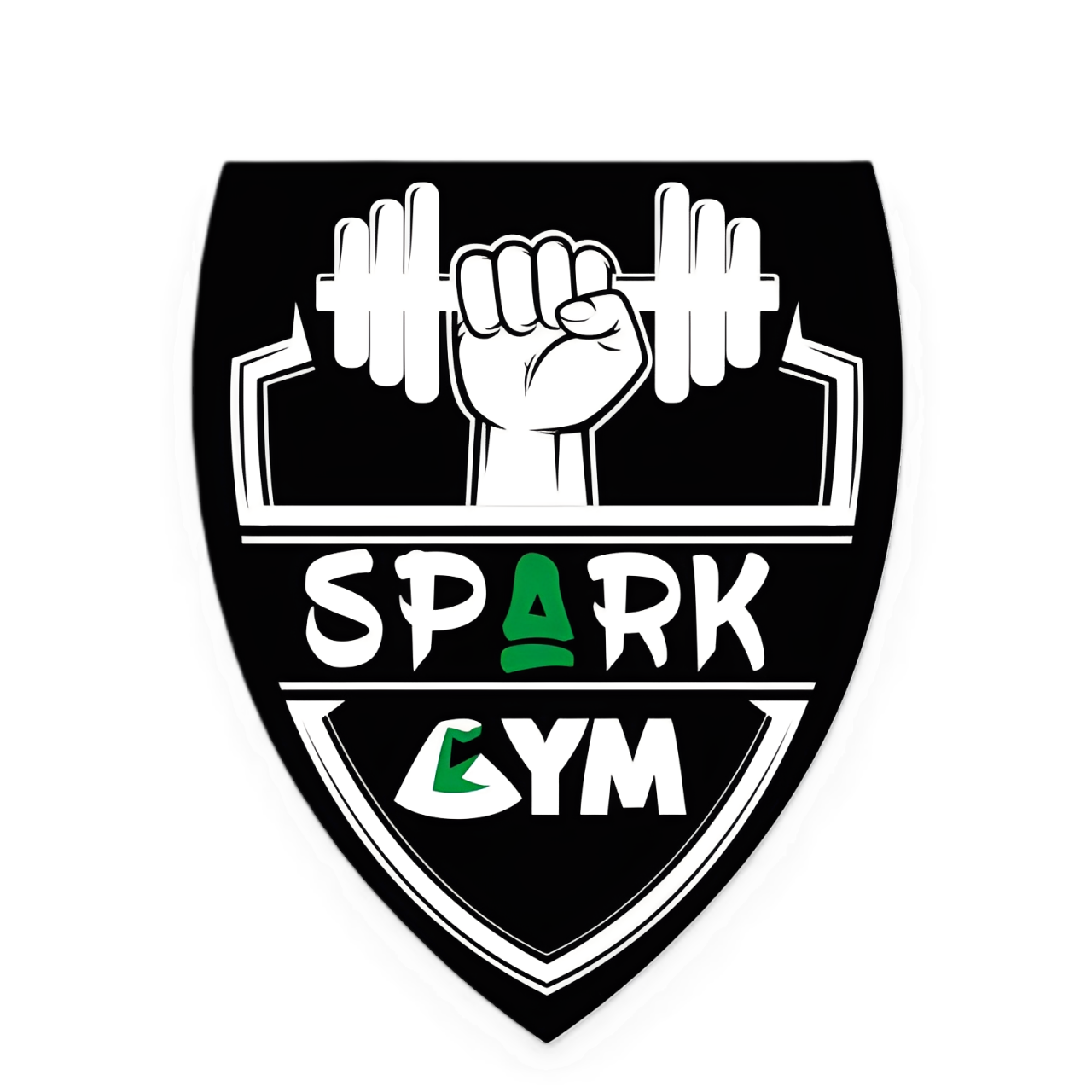 Gold Action Gym Logo